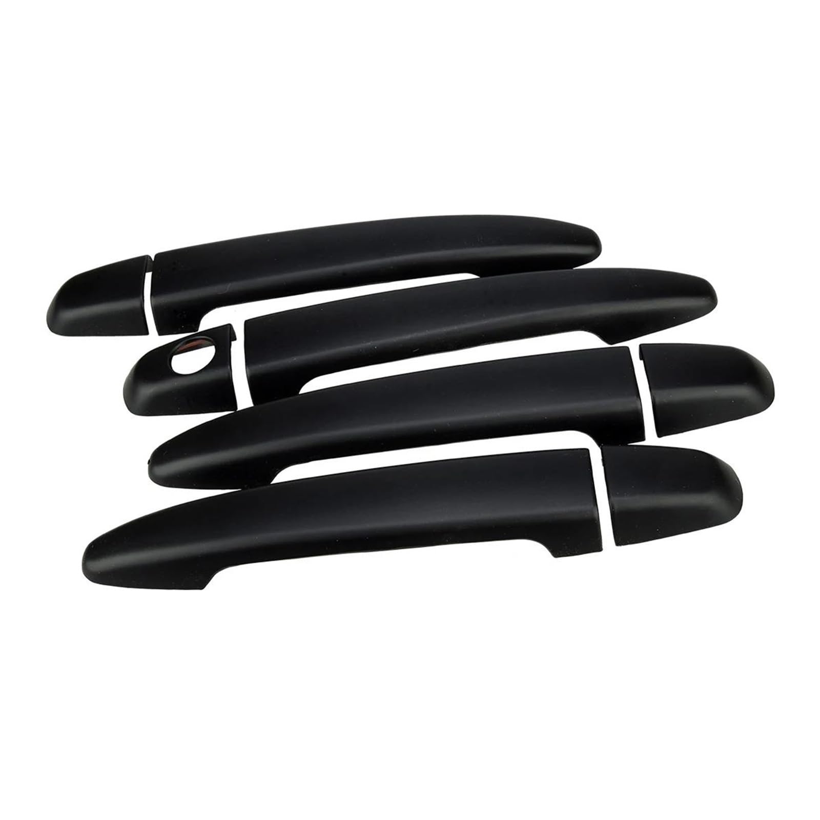 Garniture poignée porte extérieure pour Highlander 2008-2013 en plastique noir
