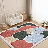 EAQ Krabbelmatte Baby Faltbare&Waschbare Baby-Laufstallmatte, Dicke...