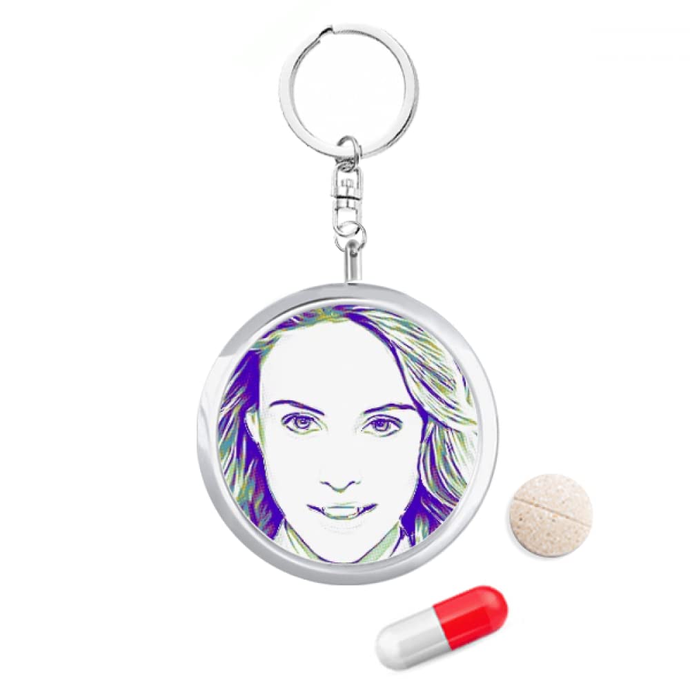 Glamour American Fashionable Pulchritude Pill Case Portable Container for Purse