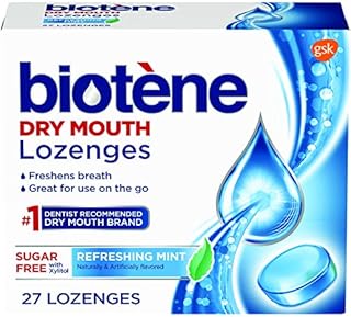 Biotene, Dry Mouth Lozenges, Refreshing Mint, 27 Count (Pack of 1)