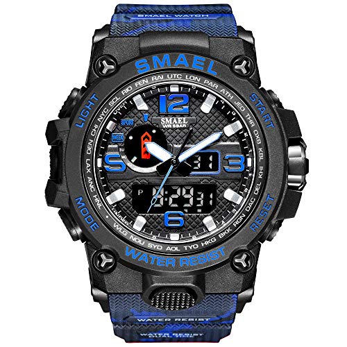 Montre LED lampe pour garçon et homme le cadeau sport idéal pour l'aventure