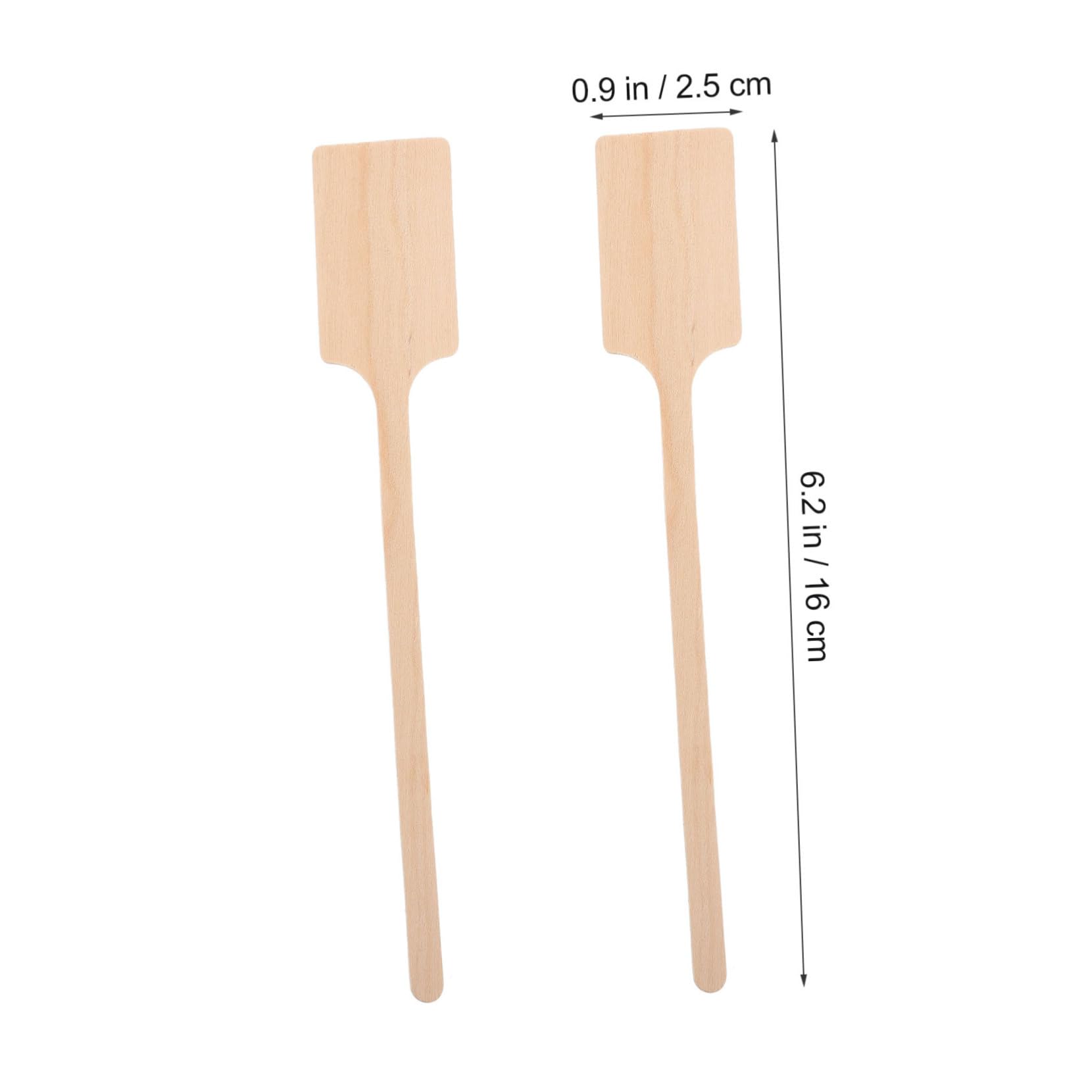 HOLIDYOYO 10Pcs Wooden Coffee Stirring Rods Disposable Juice Mixing Sticks for Drinks Natural Stir Sticks for Coffee Juice and Cocktails