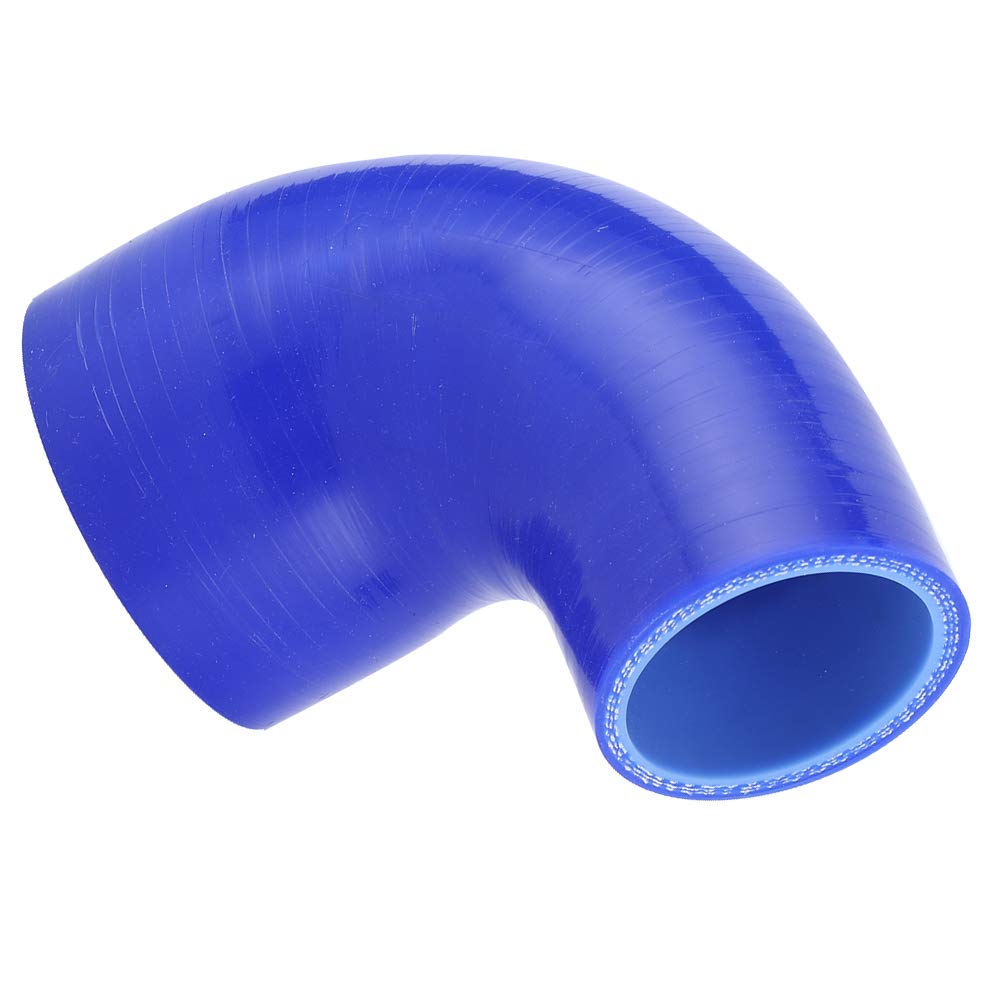 Acoplador reductor de codo de 90 grados Manguera de silicona de 4 capas de 2 a 3 pulgadas para tubo de tubo de intercooler de admisión Turbo