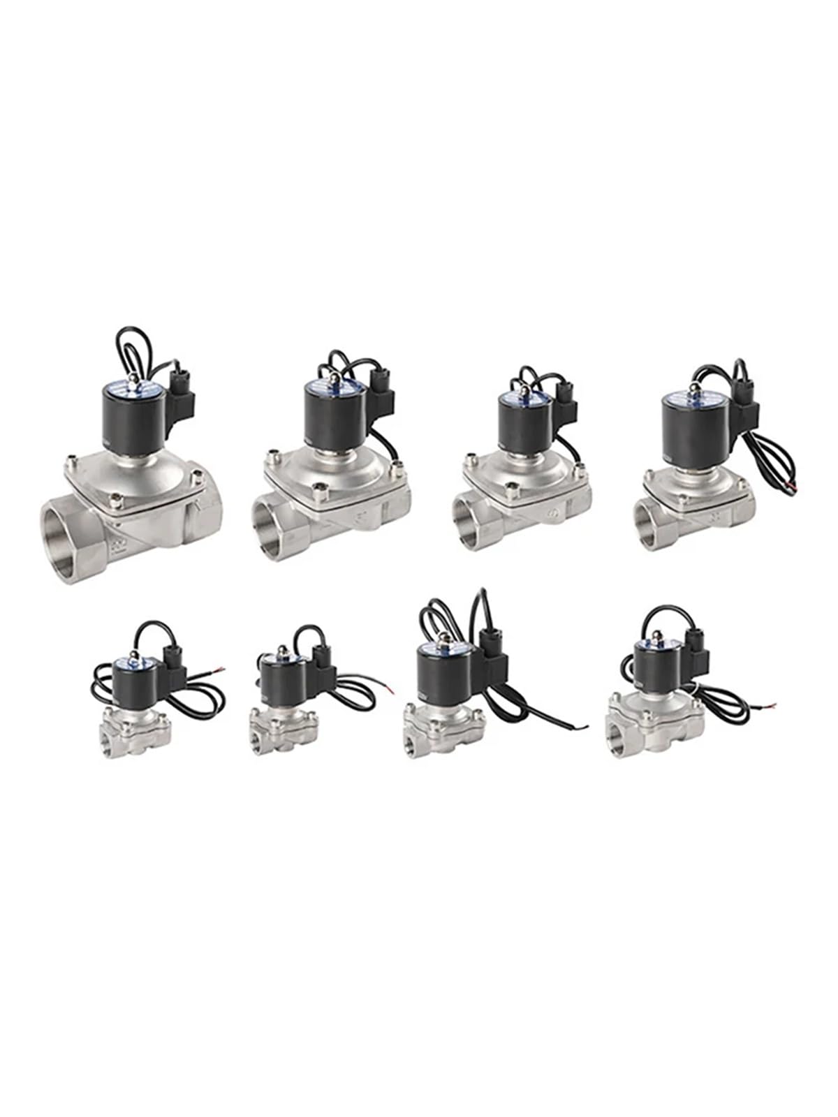 Électrovanne inox DN25 110V AC vanne motorisée normalement fermée haute durabilité
