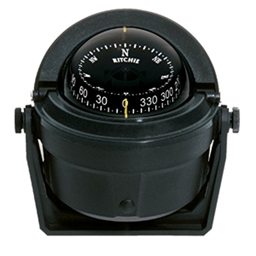 Brújula Ritchie B-81 Voyager con soporte negro miniatura 1