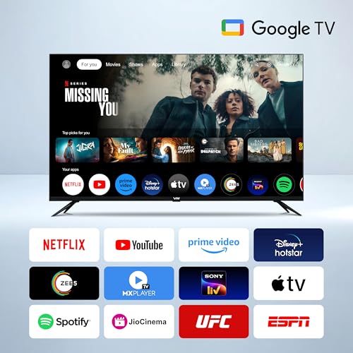VW 140 cm (55 inches) Pro Series 4K Ultra HD Smart QLED Google TV VW55GQ1 (Black) 3 51V M7byPvL