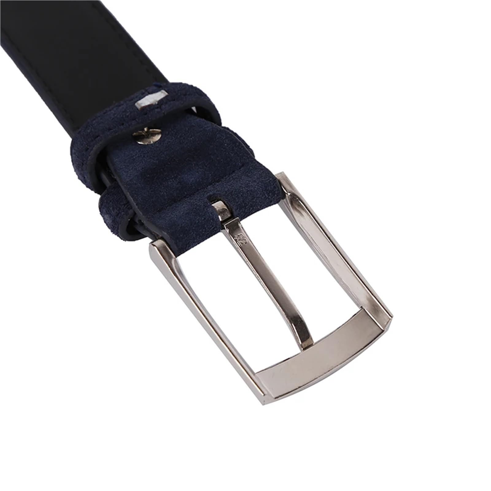 2 Stück Herrengürtel Echtledergürtel for Jeans Ledergürtel Männer Herrengürtel Gürtelriemen(Beige,115CM)