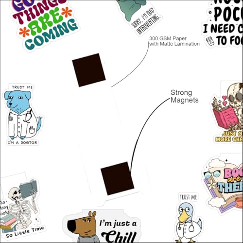 Image of Zesta Magnetic Bookmark Set of 9 | Aesthetic Book Mark for Reading | Cute Anime Bookmarks for Kids, Students | Book Accessories for Novels, Gifts for Readers