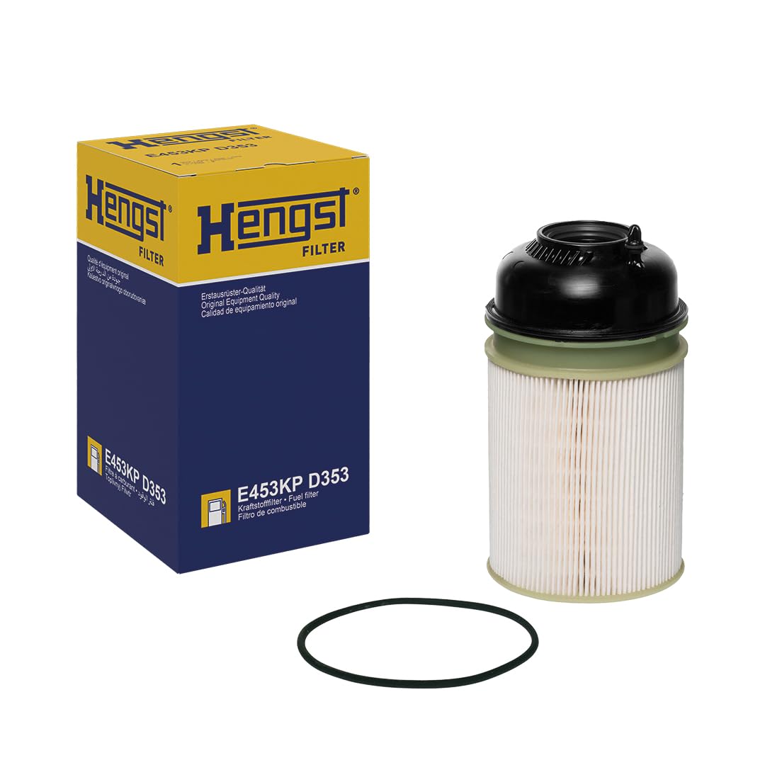 HENGST FILTER Filtre à carburant Cartouche filtrante avec joints Compatible avec MERCEDES-BENZ AROCS E453KP D353