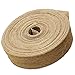 50M Arpillera de Yute Craft Ribbon,Natural Yute Arts and Crafts Cuerda de yute, para florística, tarjeta de boda, manualidades de bricolaje, decoración de envoltura de regalos, agrupación, Marrón (2 c