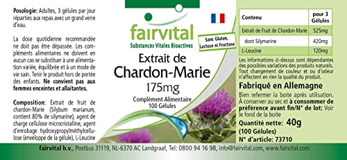 Mariendistel Kapseln von Fairvital 175mg Silymarin Extrakt