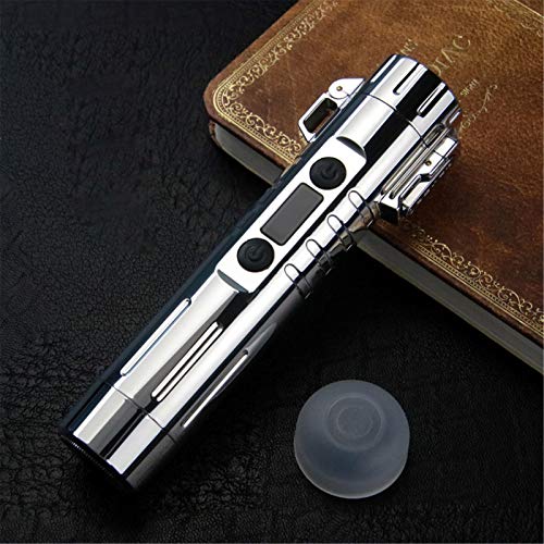 Elektrisch Plasma Feuerzeug,Mit Rasierer Feuerzeug Elektronisches Lichtbogen,USB Aufladbar,Ohne Gas, Ohne Flamme, Zum Flambieren, Camping UVM