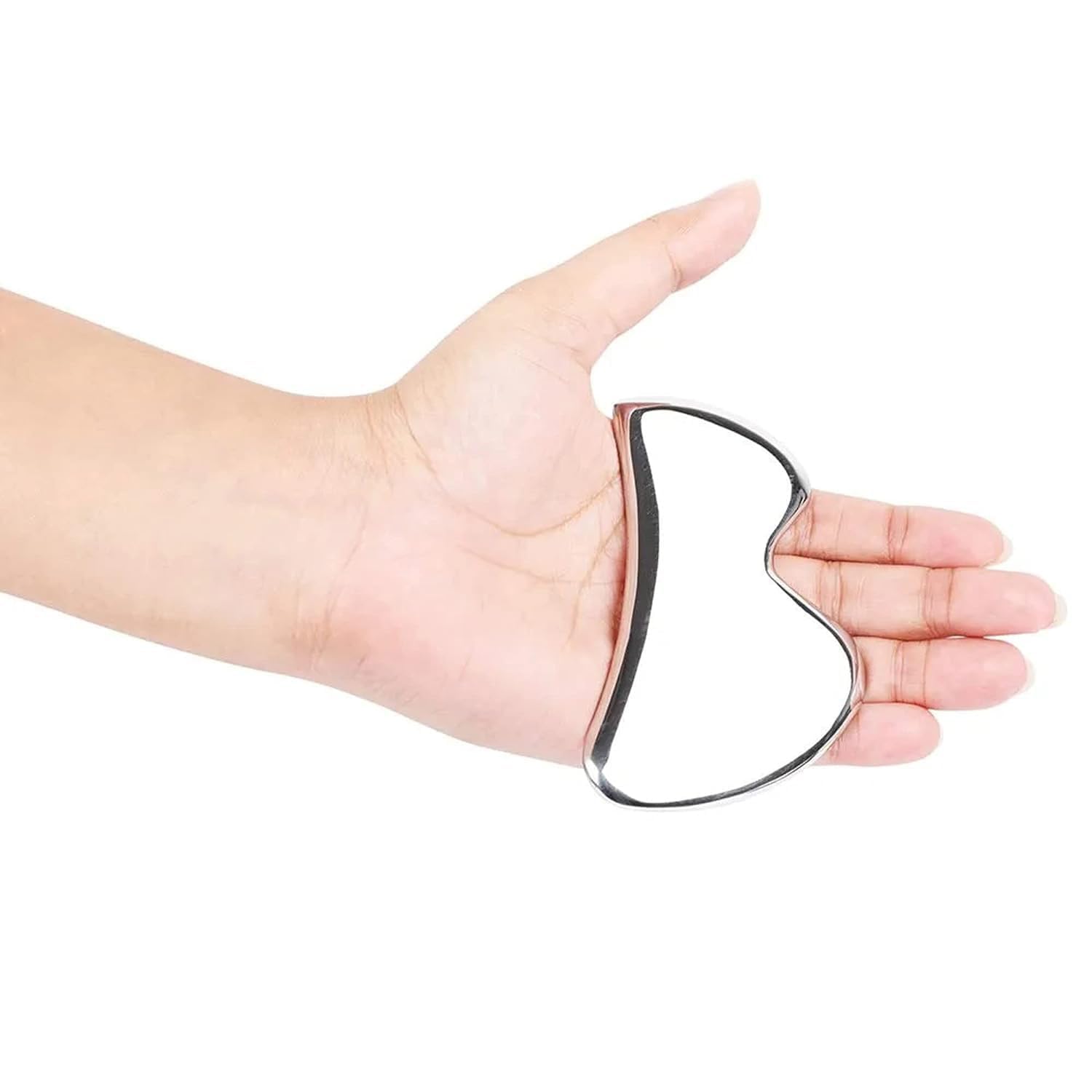 Inuvik Gua Sha Facial & Body Massager - Stainless Steel B Shape Tool for Face, Neck, Eyes & Body Tightening Inuvik Gua Sha Facial & Body Massager - Stainless Steel B Shape Tool for Face, Neck, Eyes & Body Tightening