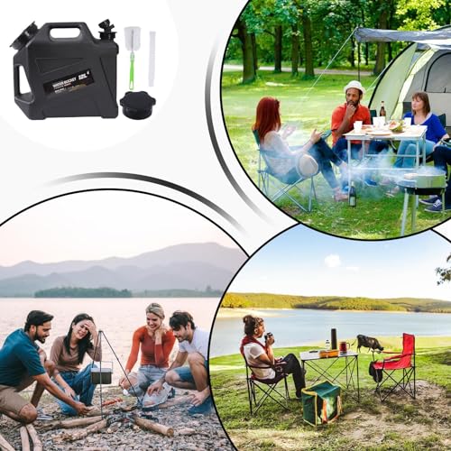 Solutions de stockage d'eau de camping 12L pour éviter les fuites en voyage
