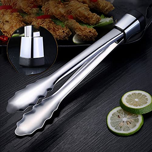 MRKU Cocina, Utensilios de Cocina Pinzas para Alimentos Pinzas para Carne de Acero Inoxidable Pinzas para bufé Pastelería Pinzas para ensaladas