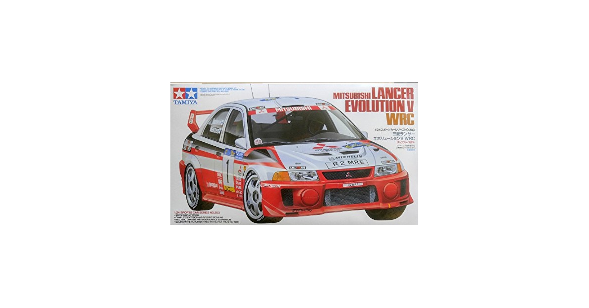 Amazon.com: 1/24 Mitsubishi Lancer Evo V WRC TAM24203 by