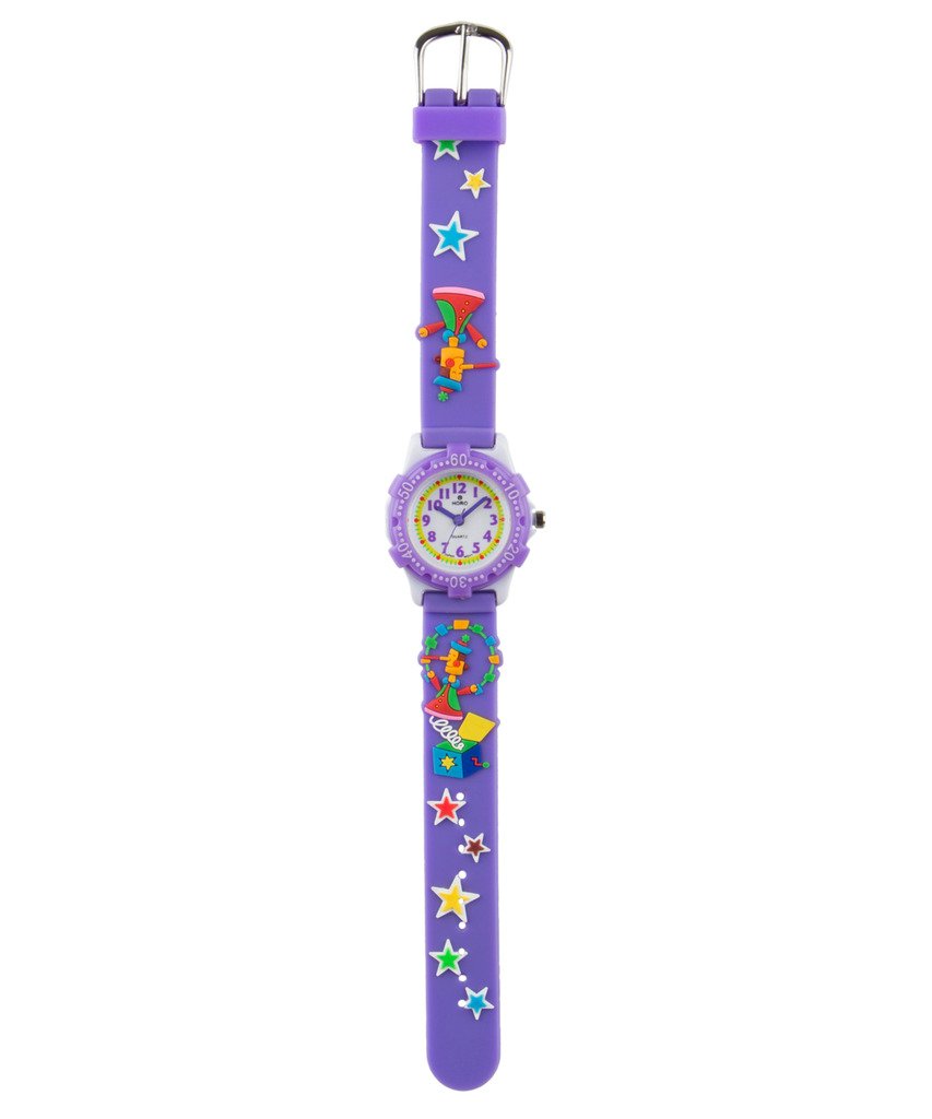 HORO Analog Violet 3D-Strap Rotating Kids Watch (B01LARS48G) Amazon Price History, Amazon Price Tracker