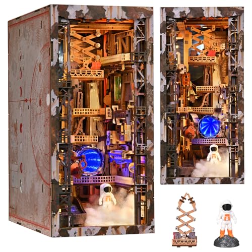 MiniCity Aerospace Foundry Sci-Fi Book Nook Kit — DIY book nook kit