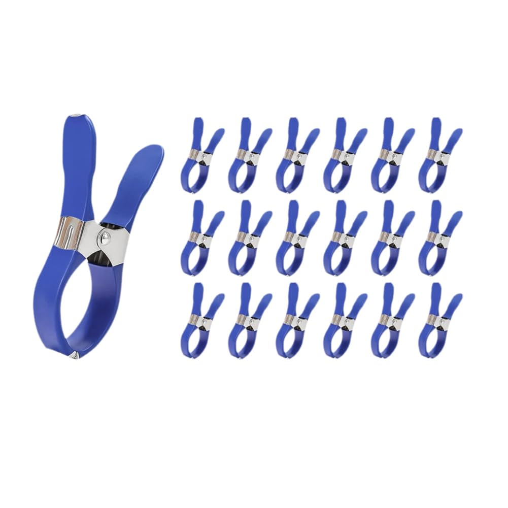UDSKNV[KSL Swimming Pool Cover Clips 18 PCS Wind Guard Clamps Pool Cover Clamps for Above Ground Pool Covers