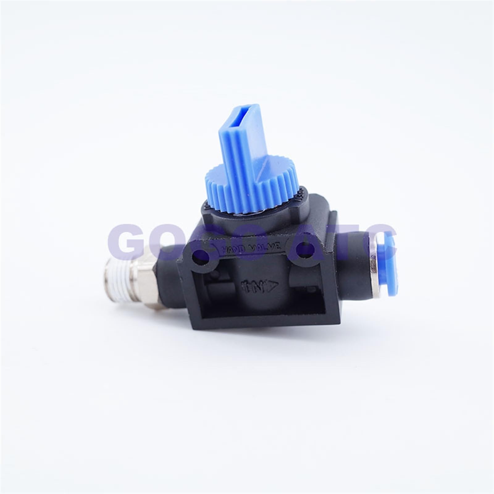 HVSF HVFS pneumatischer Handventilschalteranschluss PT M5 1/8 1/4 4 mm PU-Schlauchverschraubung Schnellschlauchverbinder Schaltung (Hvsf, 1/8 Zoll)