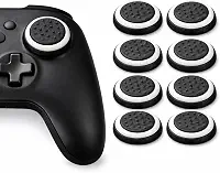 Kit 8 Grips Analógicos para Controle PS3 PS4 PS5 Xbox em Silicone Antiderrapante — Protetor Thumbstick Azul para Jogos FPS e RPG