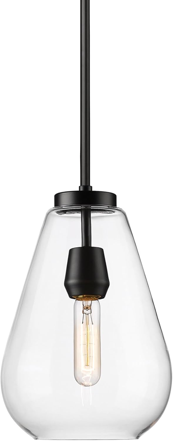 Z-Lite 488P8-MB Ayra Pendant, 1-Light 100 Watts, Matte Black