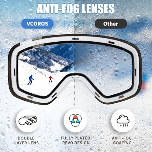 Gafas de esquí para alta montaña con protección UV y lentes intercambiables 7