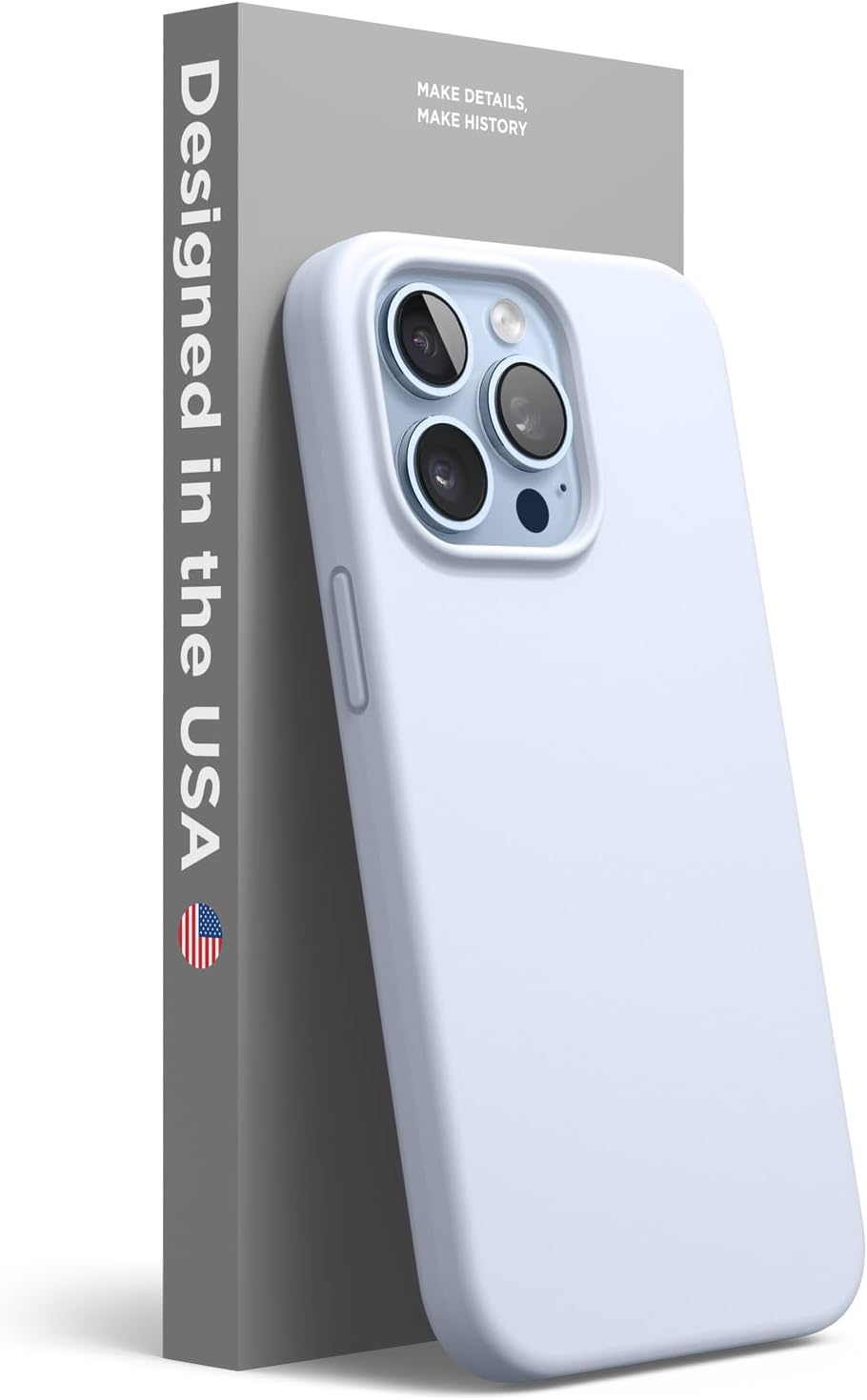 elago Premium Liquid Silicone Case for iPhone 13 Pro Light Blue