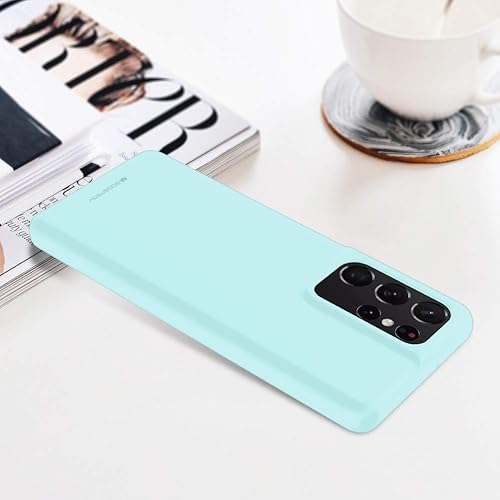 Miniatura 8 de GOOSPERY Funda de gelatina de sensación suave para Galaxy S21 Ultra (6.8 pulgadas) Funda delgada sedosa (menta)