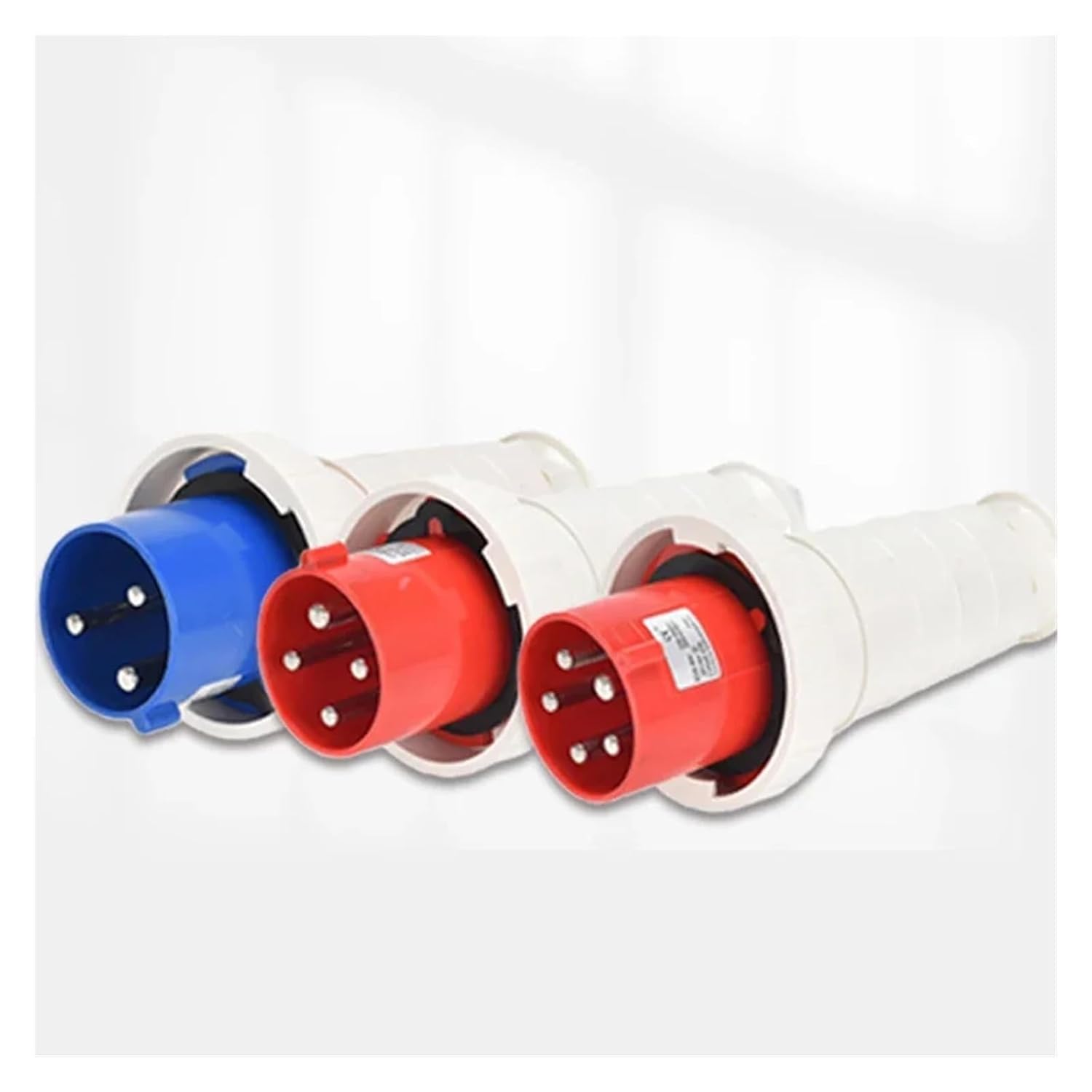 Waterproof Industrial Plug3 Pole 4 5 Pin dustproof Socket IP67 Male and Female 63a 125a Mounted 380V 415V(3P125A Coupler)