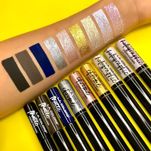 L.A. COLORS Chrome Liquid Eyeliner Liquid Gold miniatura 6