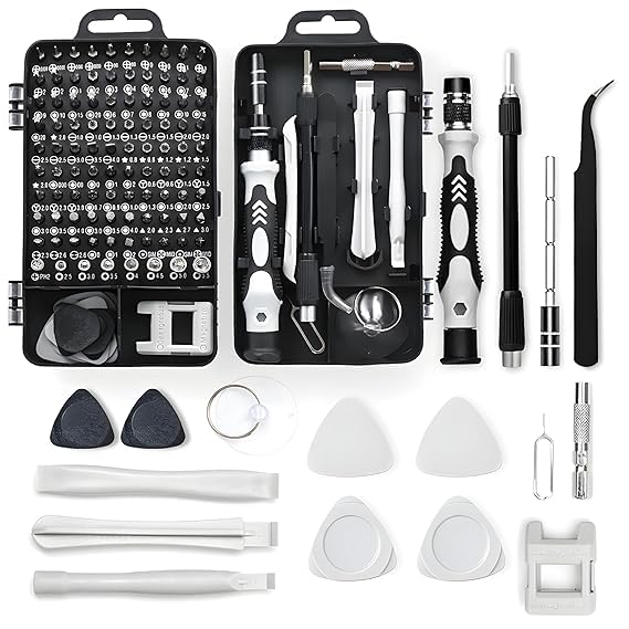 See full amazon price history chart for ZSIGNS Screw Driver Tool Set Kit Precision 115 in 1 Premium Small Set for Repairing, Electronics, Magnetic Mini Screwdriver Set Repair Kit for Computer, Laptop, Phone, Game Console & Ring Doorbell ZSIGNS Screw Driver Tool Set Kit Precision 115 in 1 Premium Small Set for Repairing, Electronics, Magnetic Mini Screwdriver Set Repair Kit for Computer, Laptop, Phone, Game Console & Ring Doorbell (B0CB6NJBCS) Amazon Price History, Amazon Price Tracker