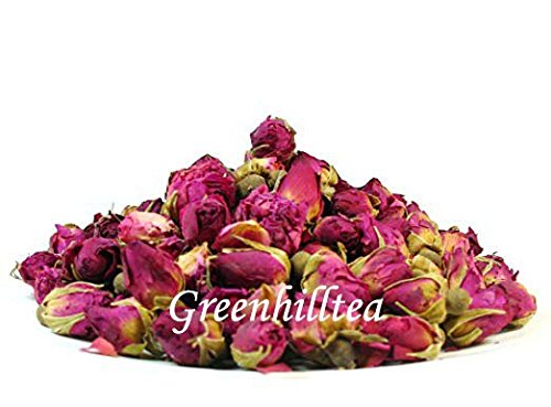 Greenhilltea Premium Dried Rose Buds Rosebud Flower Herb Loose Leaf Tea Fragrant Natural Healthy Herbal Tea 3 Oz #TOP6