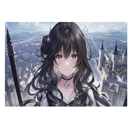 Pinturas en lienzo de anime japonés LIAZLIUT, cuadros modernos de 50x70 cm