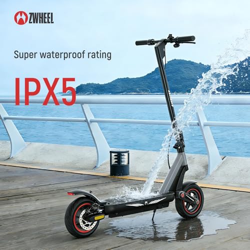 Image of Electric Scooter Adults,1200 /1600W Motor, 30 /34 MPH Top Speed & 30 /40 Miles Range, 48V 18 /21AH Big Battery, 10 /11 inch Off-Road Tire Folding E Scooter with Seat, Dual Braking System, Double Suspension