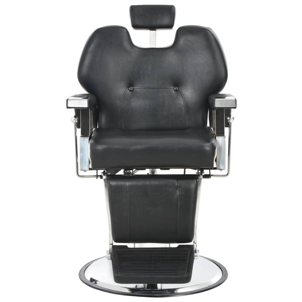 vidaXL Friseurstuhl Salon Stuhl Barbierstuhl Schwarz 72x68x98 cm Kunstleder