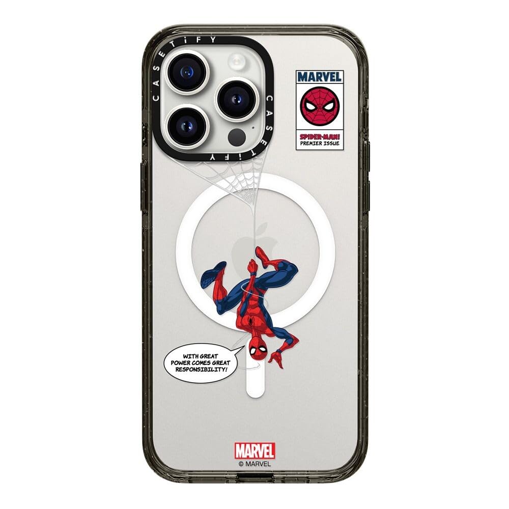 CASETiFY　スパイダーマン　iPhone15 Pro max Amazon.com: CASETiFY Impact iPhone 15 Pro Max Case [Spider-Man Co