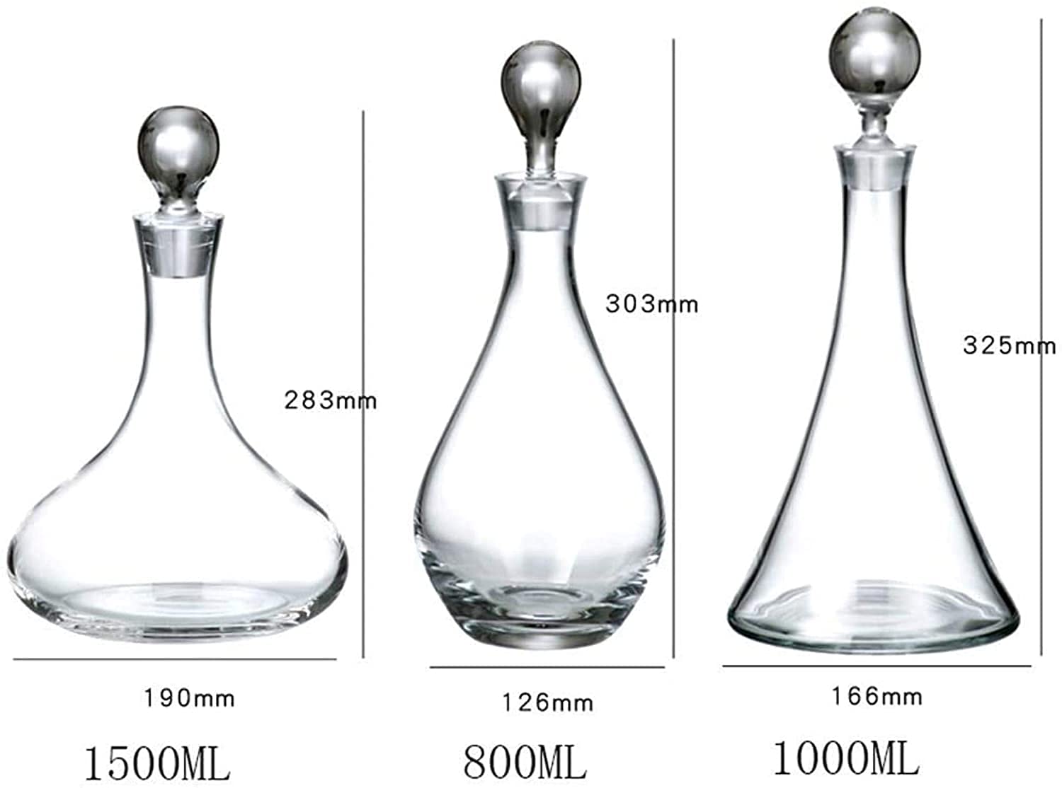 Waterford Short Stories Lismore Revolution Square Decanter, 25.3 oz, Clear