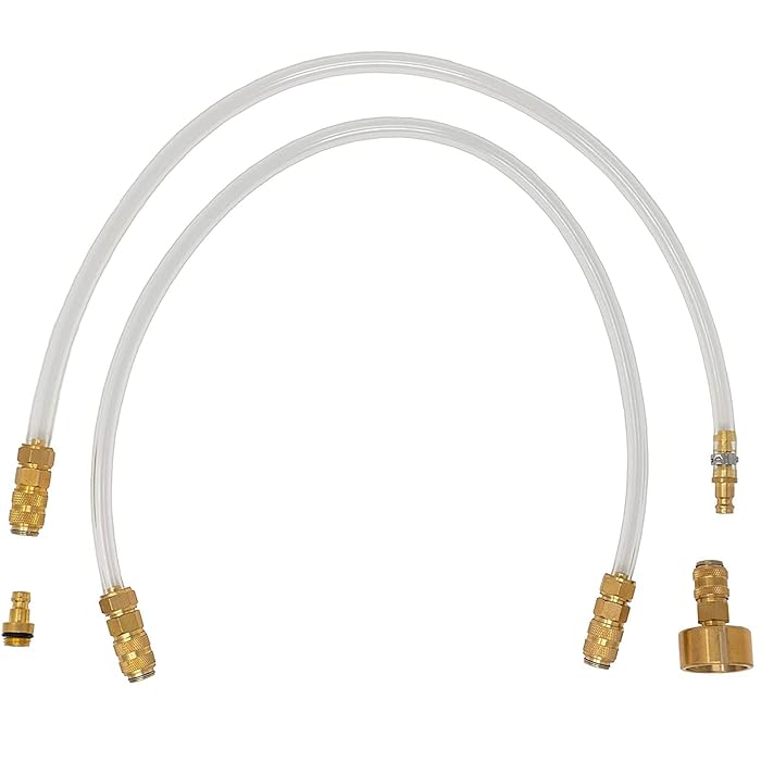 Buy Aiscahent Seastar Bleed Kit/Fill Kit; Leak Free Brass Helm Fitting; Rust Free Quick Connect