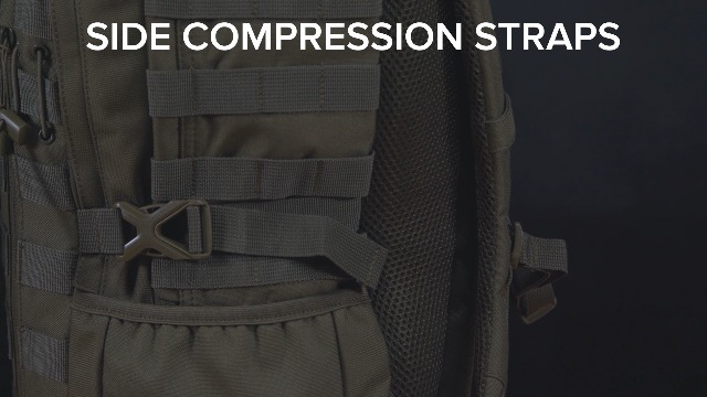 Amazon.com : Samurai Tactical Hanzo Day Pack, Black Heathered