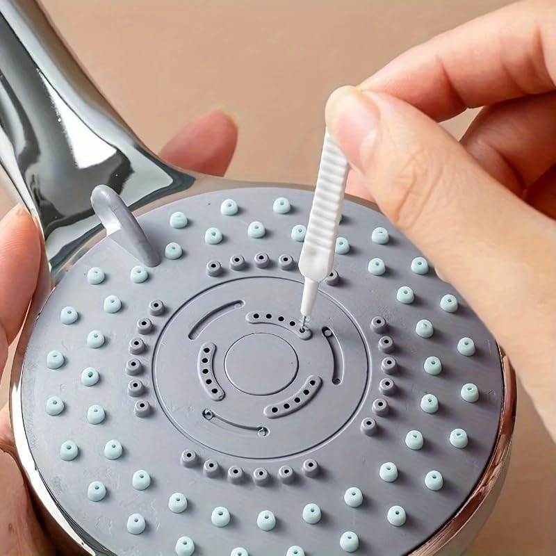 Image of Precision 30-Pack Shower Head Cleaning Brushes - Nozzle Clog Remover Tools, Bathroom Scouring Pad Sticks
