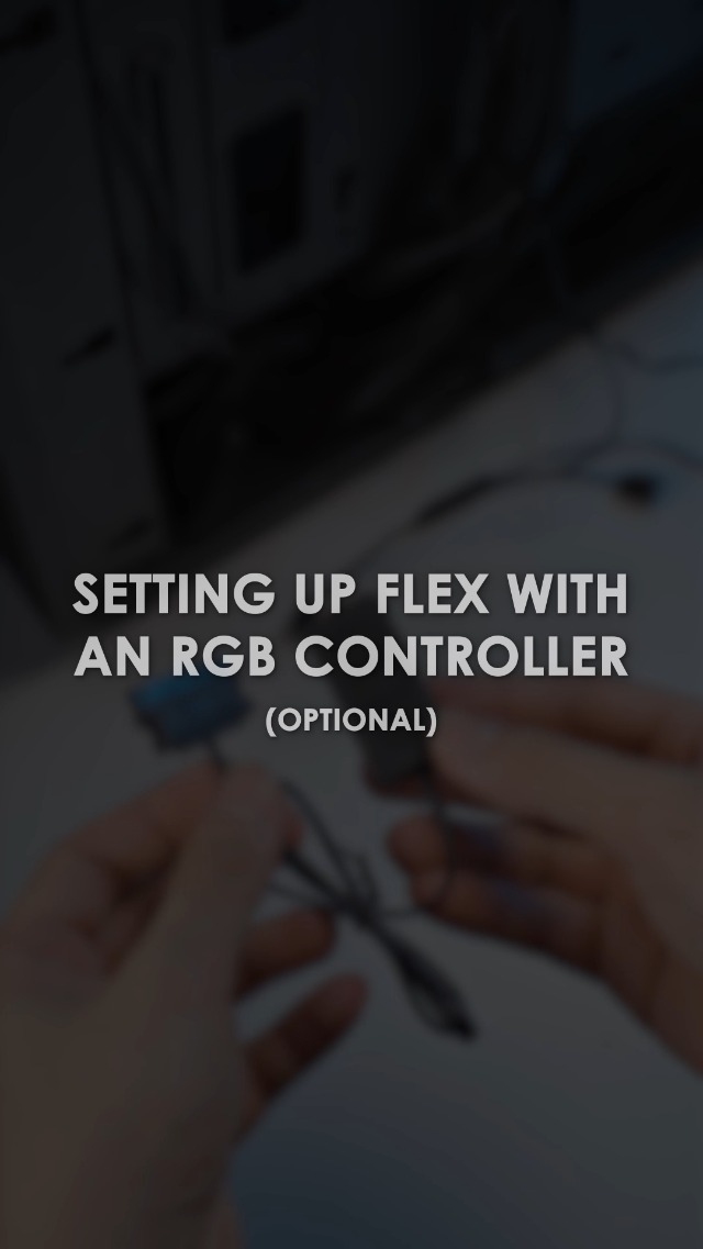 Image of TECWARE Flex RGB Cable Cover Kit | Compatible with 24-Pin Motherboard and 8-Pin /16-Pin GPU | ARGB PSU Cable Extension with 5V 3-Pin Sync | RGB Lighting Kit for PC Cables | White