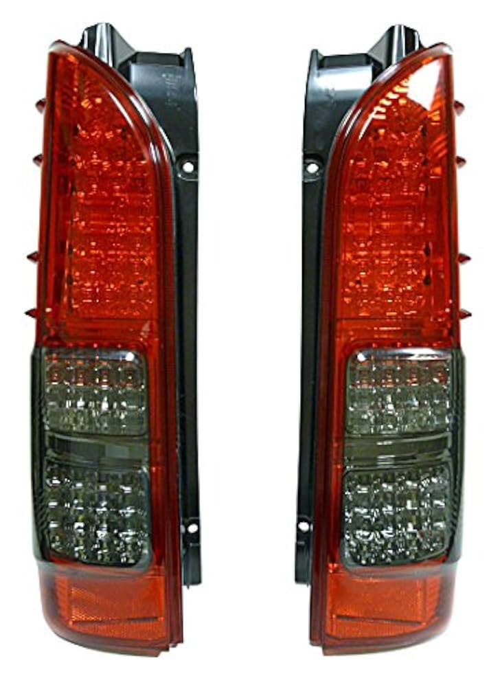200系ハイエース4型純正ルック フルLEDテールランプ レッド/スモーク 200系ハイエース4型純正ルック フルLEDテールランプ レッド/スモーク