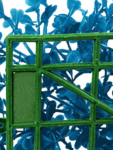 Image of Story@Home Artificial Gardening Mats, Wall Panels Plastic for Covering Roof /Cover Wall /Decor Wall /Wdding Party Foliage /Garden /Backyards - Light Blue