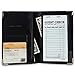 Server Book for waitress with money zipper pocket,Firmer Writing Service and Stronger Corners Waiter Organizer,pen holder, fits Restaurant Guest Check Order Pad and Apron,5x8 Black