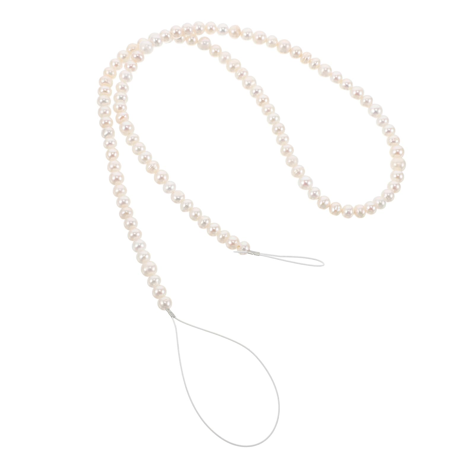 Perlas Sueltas Naturales de Dulce 3-4 MM Redondas Casi Lisas para Manualidades Pulseras Collares y Pendientes Hilo de para Joyería DIY