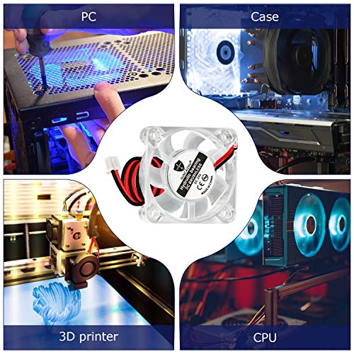 Makerhawk 40 40 10 Fan 24V Hydraulic Bearing Brushless Cooling Fan Rgb Led Dc 4010 40X40X10Mm 0.05A For 3D Printer, Pc, Case, Cpu #TOP4