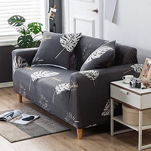 Housse de canapé extensible 2 places lavable pour protection de meubles - 5