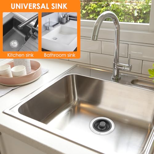 Filtro para desagüe de cocina acero inoxidable 2 piezas miniatura 5