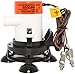 Amarine Made Marine Portable Livewell Aeration Pump System Pump Aerator 350 GPH for Boats Coolers Buckets Ice Chest with Aerator Tube,Hosepipe,Clips,Suction Cup Base